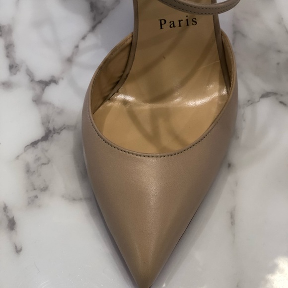 NIB Christian Louboutin Suzanna 100. Nude 38.5 - Picture 4 of 8